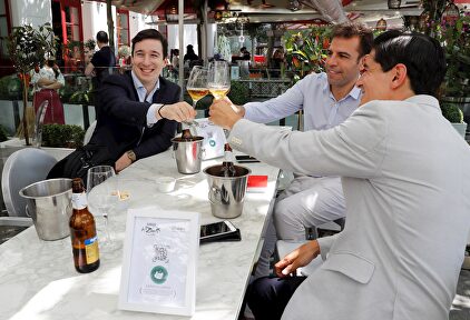 Vista general de una terraza de la madrileña | EFE