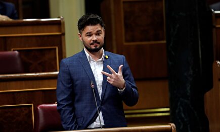 El portavoz de ERC, Gabriel Rufián. | EFE