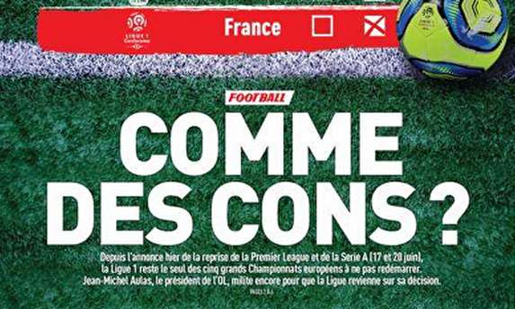 La Ligue 1 sigue suspendida. | L´Equipe