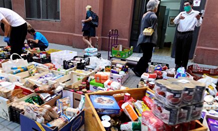 Reparto de comida | EFE