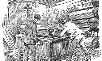 Ilustración original de los Archivos secretos de Sherlock Holmes | Alfred Roloff