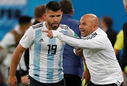 Agüero se burla de Sampaoli: "Debería haber antidoping para los entrenadores"