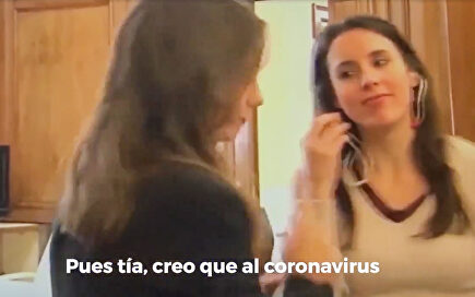Irene Montero: "La bajada de cifras del 8-M fue por el coronavirus, pero no lo voy a decir"