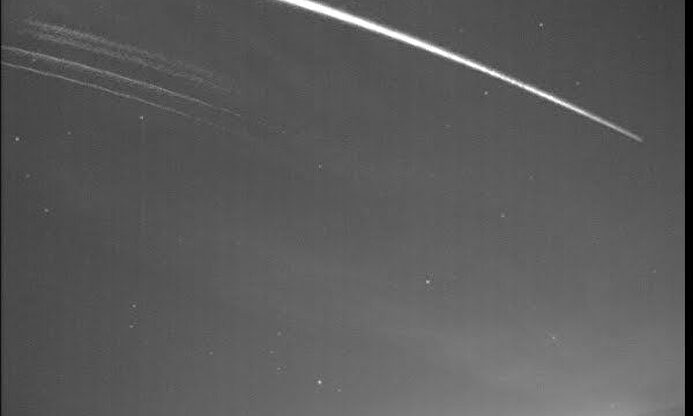 Una gran "bola de fuego" cruza el territorio nacional sobrevolando Andalucía