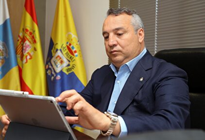 Miguel Ángel Ramírez, presidente de la U.D. Las Palmas | EFE