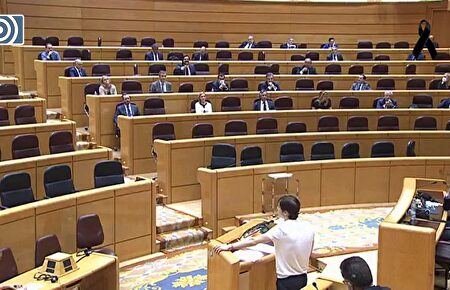 El PP abandona el pleno tras los insultos de Más País y la complicidad de la presidenta del Senado