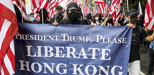 Protestas en Hong Kong en una imagen de noviembre del 2019 | Twitter