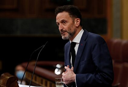 El portavoz adjunto de Ciudadanos, Edmundo Bal, este miércoles en el hemiciclo. | EFE