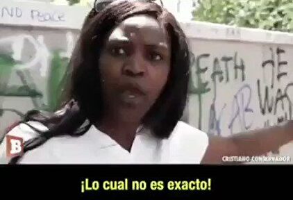 Repaso monumental de una mujer negra a los Antifa del movimiento #BlackLivesMatter: "Los racistas sois vosotros"