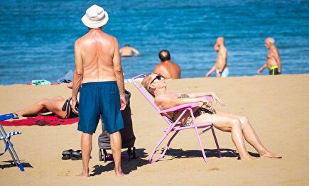 Turistas alemanes. | Alamy