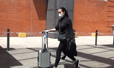 Carolina Monje en Atocha | Europa Press