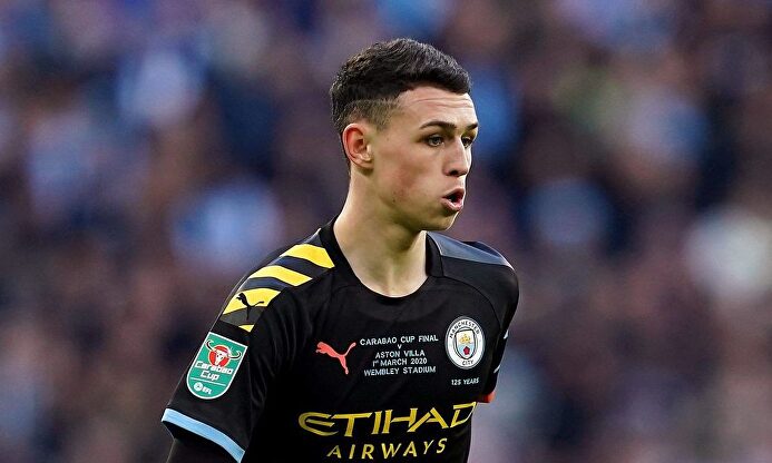 Phil Foden, en un partido con el Manchester City. | Cordon Press