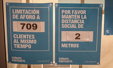 Limitaciones de aforo en tiendas | Cordon Press