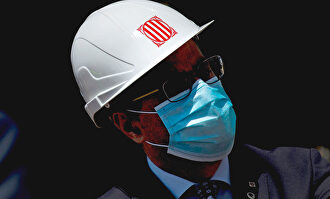 Torra, visitando unas obras. | EFE