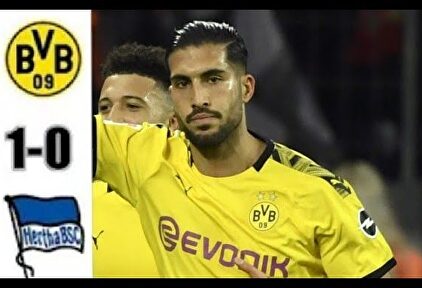 El Dortmund tumba al Hertha Berlín y se acerca a la Champions (1-0)
