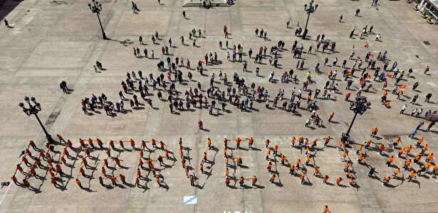 Fotografía de Alu Ibérica en la concentración | COMITÉ DE EMPRESA