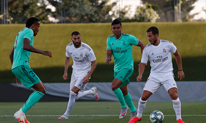Así fue la simulación de partido de Zidane con el Real Madrid en el Di Stéfano