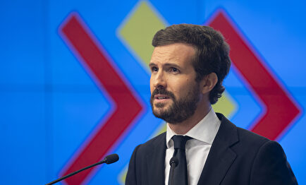 Pablo Casado este lunes. | David Mudarra