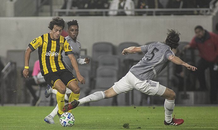 Facundo Pellistri con Peñarol. | Cordon Press