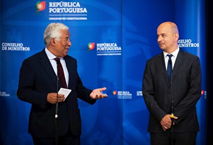 Antonio Costa, Primer Ministro portugúes y Joao Leao, nuevo Ministro de Finanzas | EFE