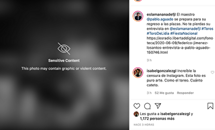 Censura en Instagram a Es la mañana | Instagram