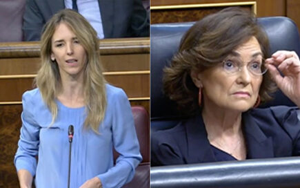 Cayetana Álvarez de Toledo acorrala a Calvo: "Están legitimando a los golpistas mientras ultrajan a los demócratas"