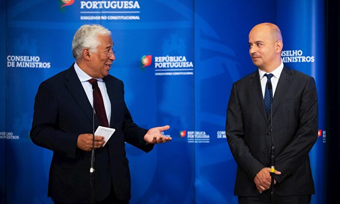 Antonio Costa, Primer Ministro portugúes y Joao Leao, nuevo Ministro de Finanzas | EFE