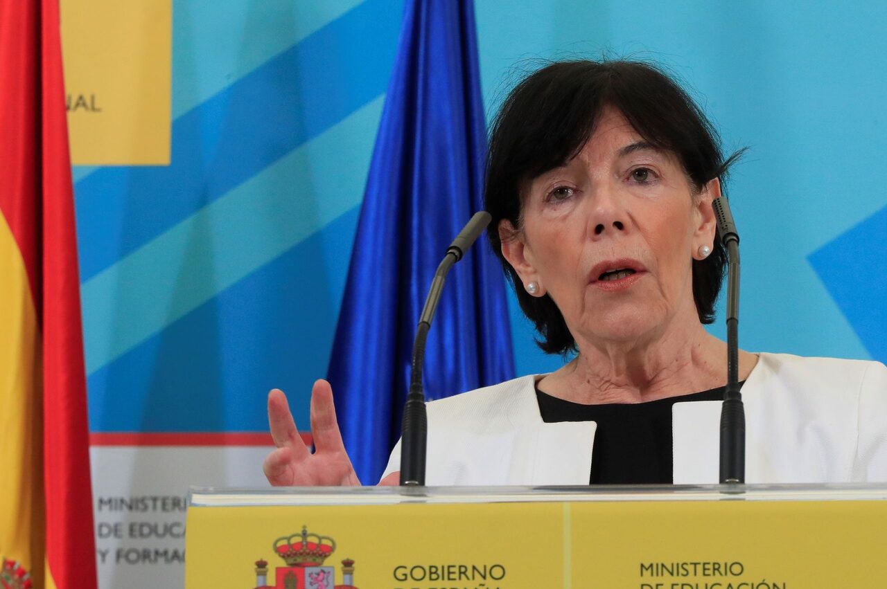 Isabel Celaá este jueves. | EFE