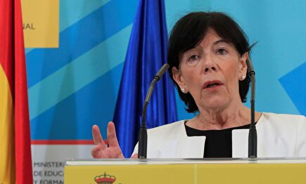 Isabel Celaá este jueves. | EFE