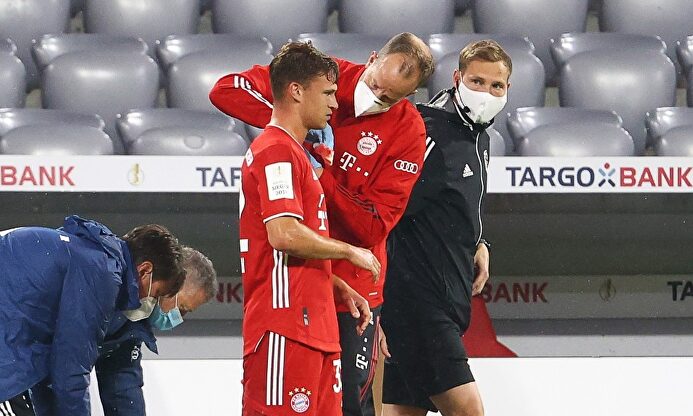 ¿Clavaron aposta los tacos en la cabeza de Kimmich durante el Bayern-Eintracht?