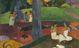 Detalle de 'Mata Mua', de Gauguin | Museo Thyssen