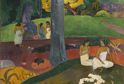 Detalle de 'Mata Mua', de Gauguin | Museo Thyssen
