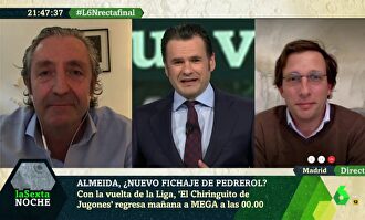 Almeida se postula para ser tertuliano de 'El Chiringuito'