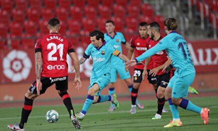 Messi volvió a ser el faro del Barça | EFE