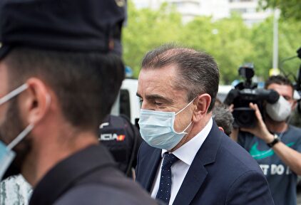 El delegado del Gobierno en Madrid, José Manuel Franco, sale de los Juzgados tras declarar ante la jueza del 8M. | EFE