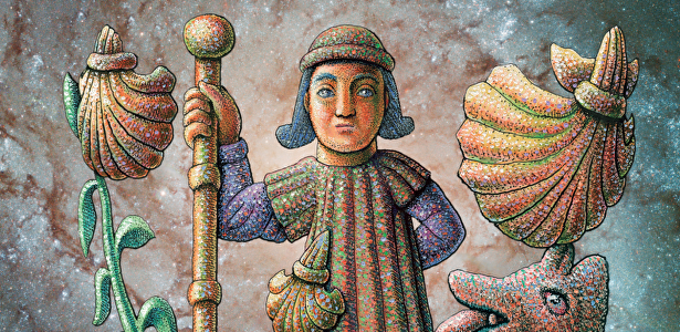 Portada del disco “Vieiras e vieiros. Historias de peregrinos” de Luar na Lubre | Luar na Lubre