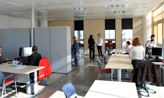 Funcionarios de justicia de la Junta de Andalucía | Europa Press