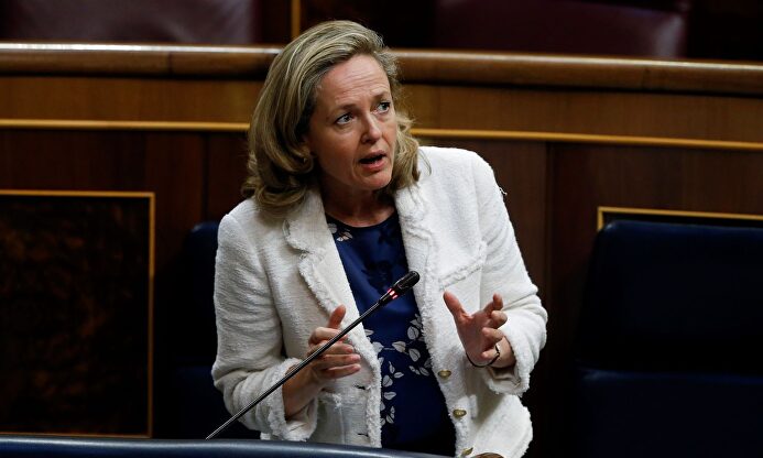 La vicepresidenta de Asuntos Económicos, Nadia Calviño | Europa Press