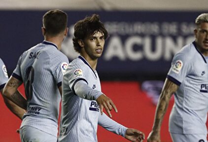 Doblete de Joao Félix. | EFE