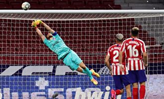 Oblak vuela en el Metropolitano. | EFE