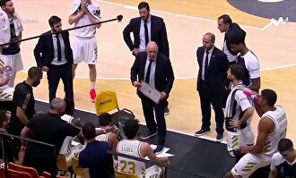 Vuelven las broncas de Pablo Laso en el Real Madrid: "A ver si nos concentramos dos p... minutos"