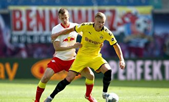 Haaland con el Dortmund. | EFE
