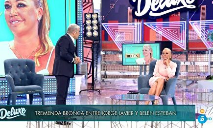Bronca de Jorge Javier a Belén Esteban | Telecinco