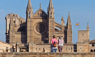 La imponente catedral de Palma de Mallorca. | Kelu Robles