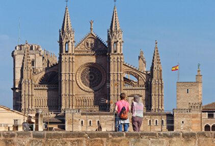 La imponente catedral de Palma de Mallorca. | Kelu Robles