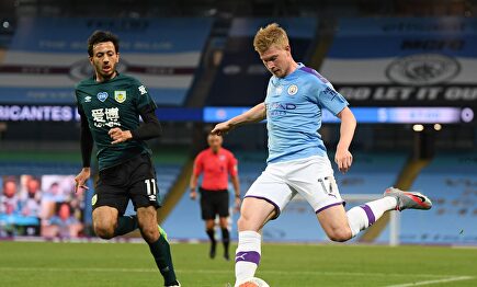 De Bruyne, uno de los destacados ante el Burnley | EFE
