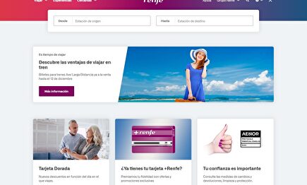 Nuevo diseño de la web de Renfe | LD