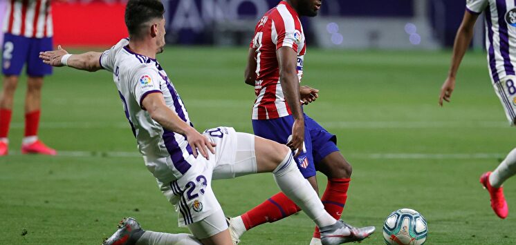 Lemar, titular ante el Valladolid. | EFE