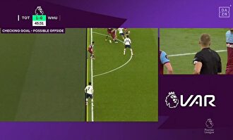 La Premier sí enseña cómo el VAR tira en directo las líneas del fuera de juego