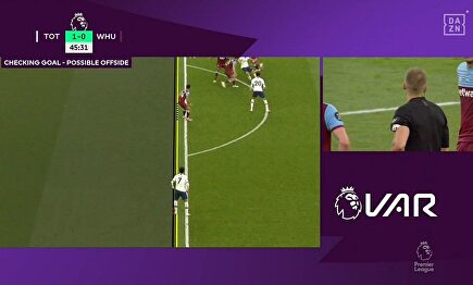 La Premier sí enseña cómo el VAR tira en directo las líneas del fuera de juego